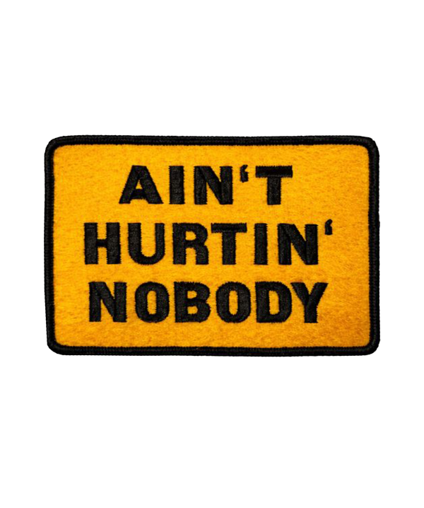 Ain't Hurtin' Nobody Embroidered Patch - John Prine x Oxford Pennant