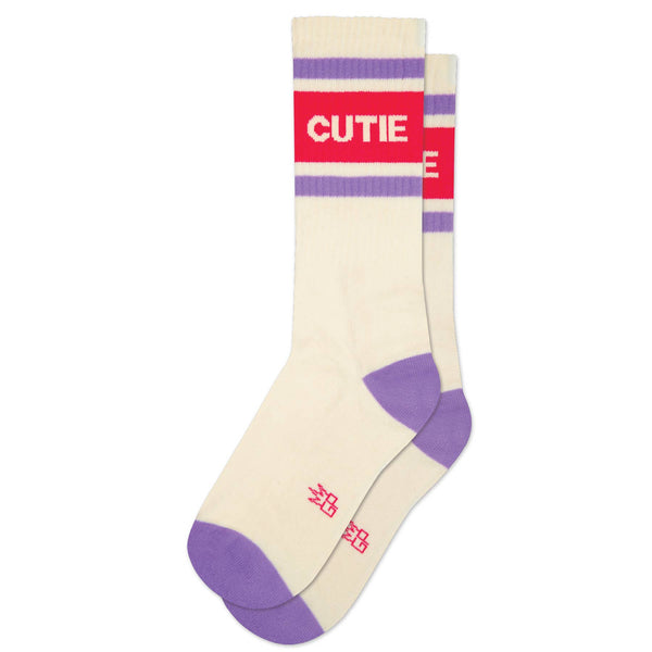 Cutie - Gym Crew Socks - River City Coffee and Goods 