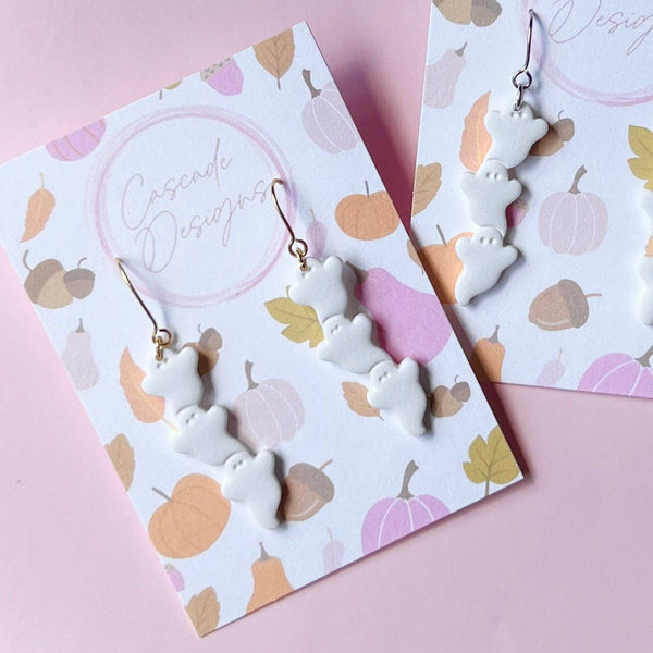 The Ghost Triplets - Ghost Stack Earrings