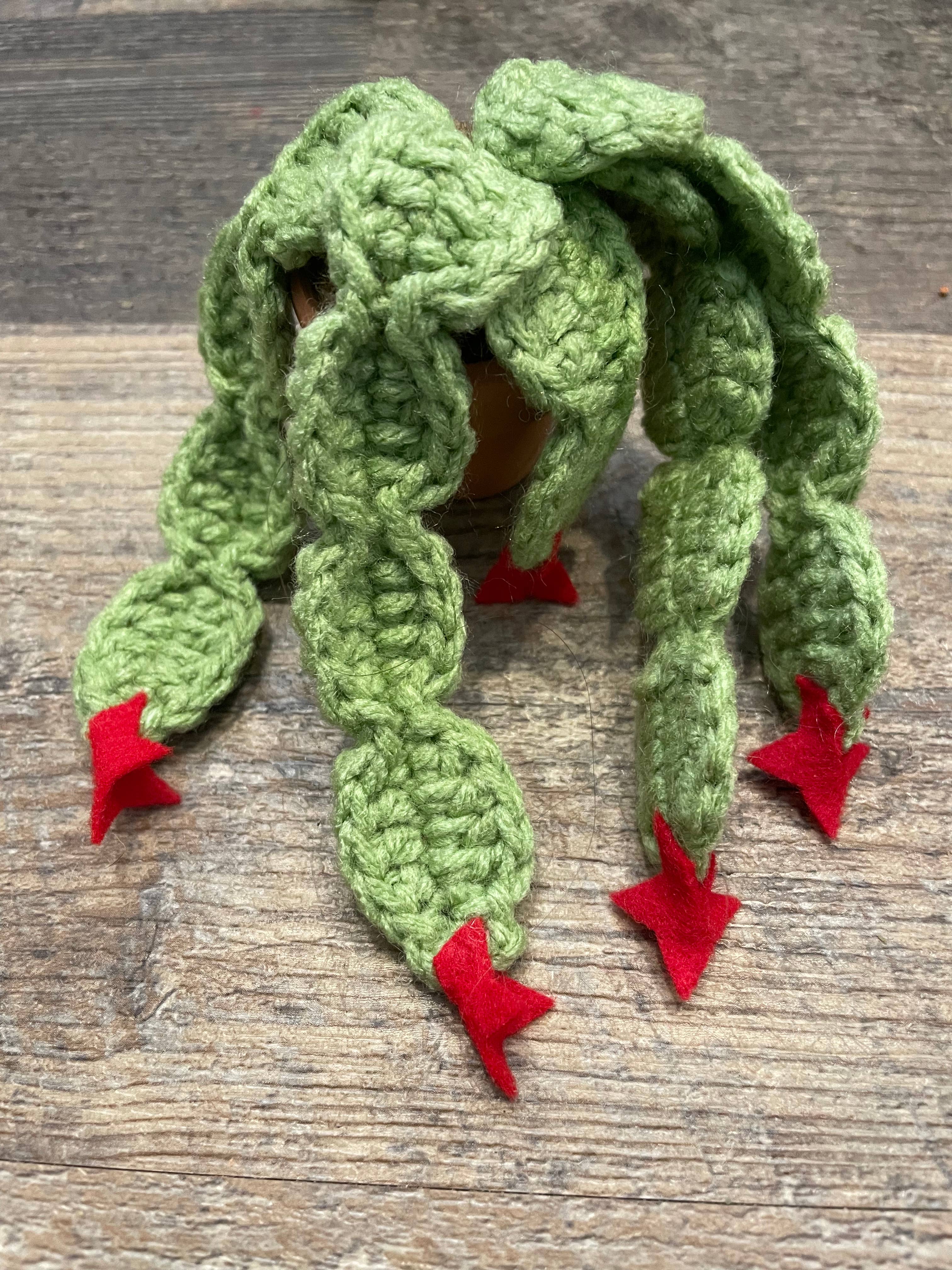 crochet mini potted plant Crochet Mini Potted Plants – River City Coffee and Goods