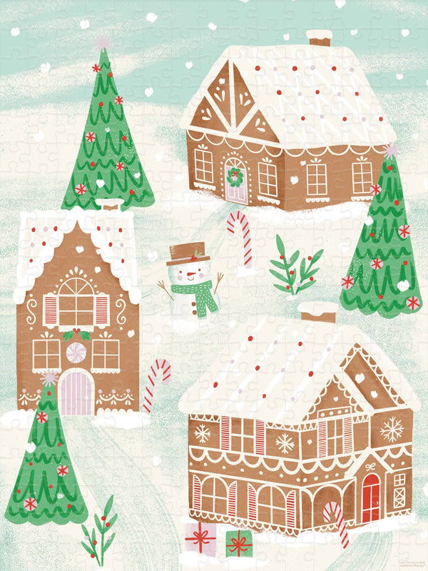 Gingerbread Village Puzzle - 300 Piece
