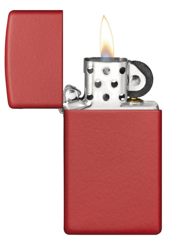 Slim® Red Matte - Zippo Lighter