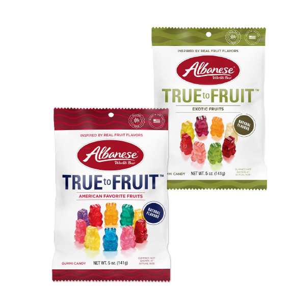 Albanese Natural Gummies - Snack Size Bags