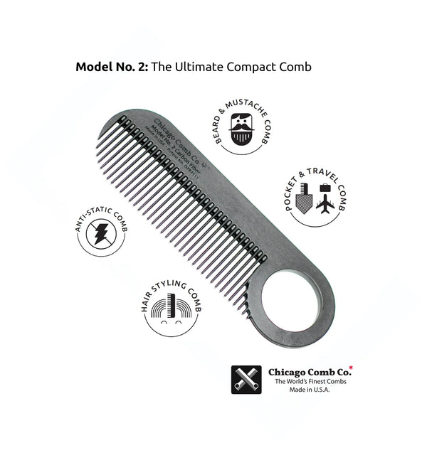 Model No. 2 Carbon Fiber Comb