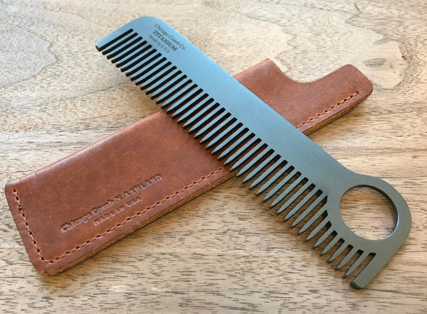Leather Comb Sheath - Regular/Tan