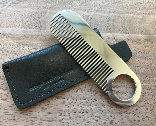 Leather Comb Sheath - Small/Black
