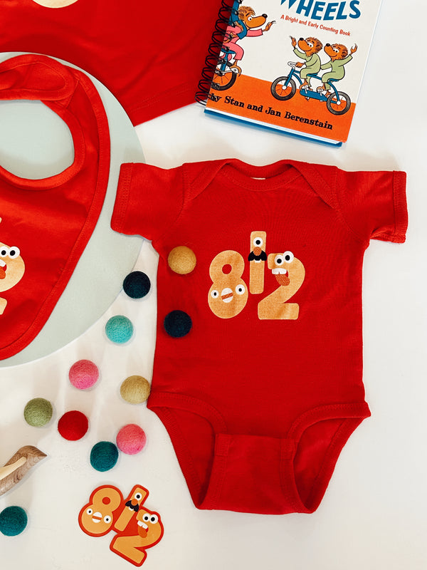 812 Funny Face Onesie - Red