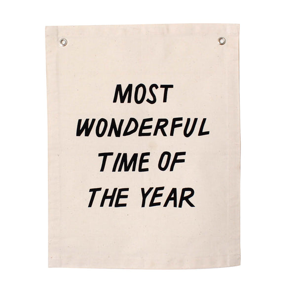 Most Wonderful Time - Canvas Banner