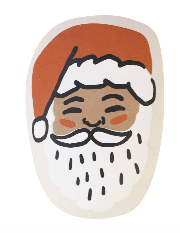 Santa Canvas Pillow