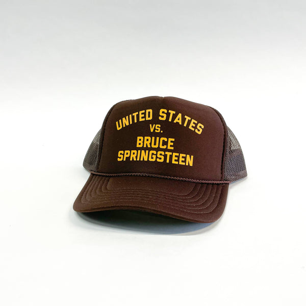 United States vs. Bruce Springsteen Brown/Gold Trucker Hat